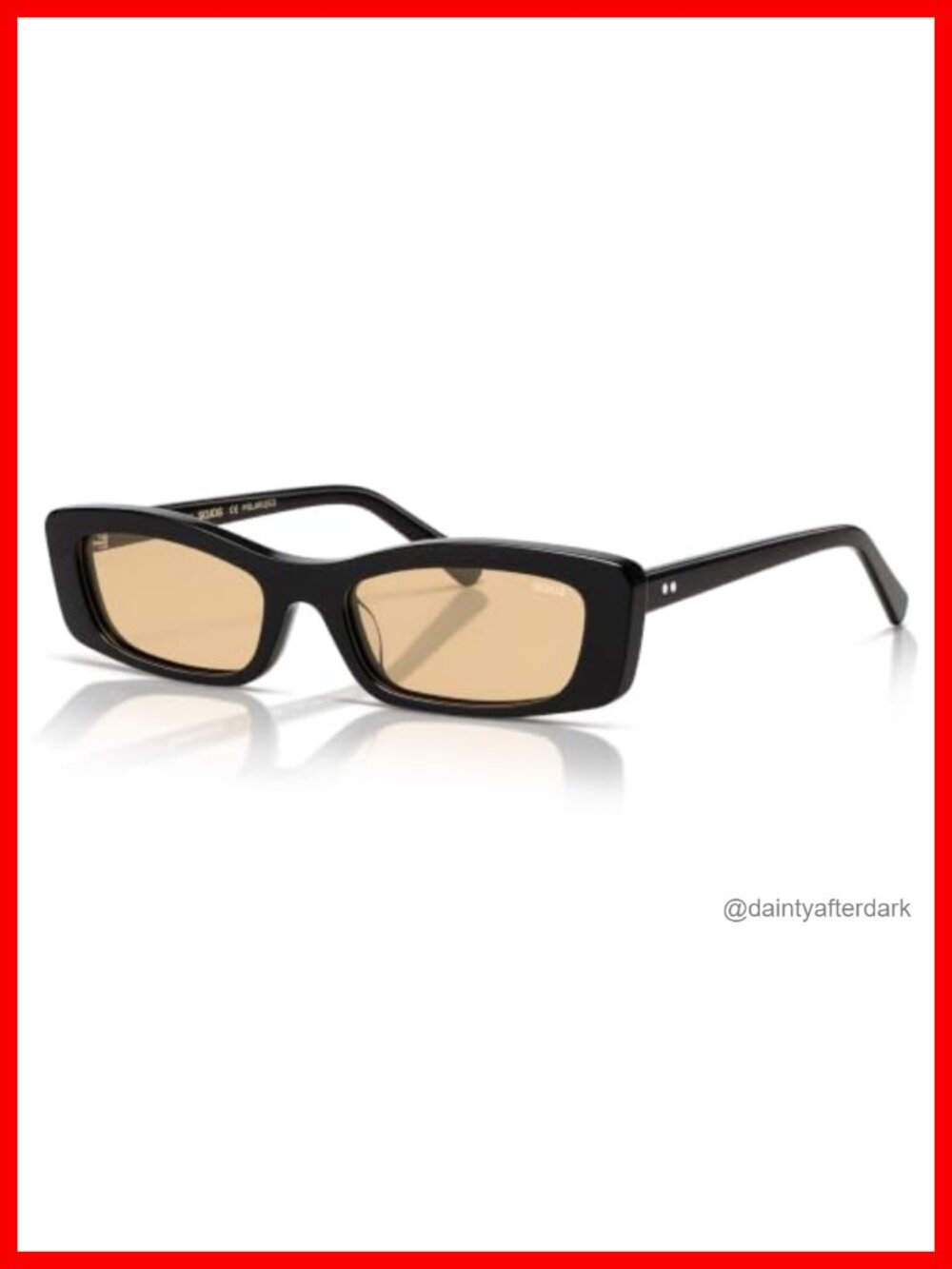 Polarized Acetate Sunglasses Rectangle Frame UV400 Retro Driving Shades